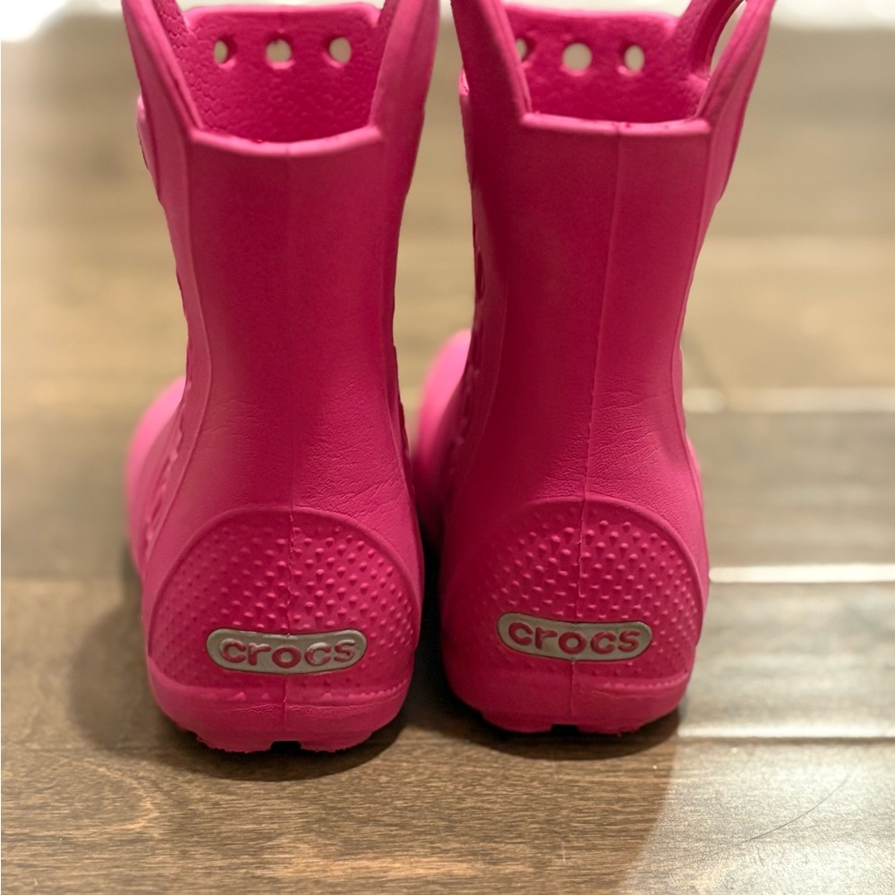 Crocs Kids Pink Boots